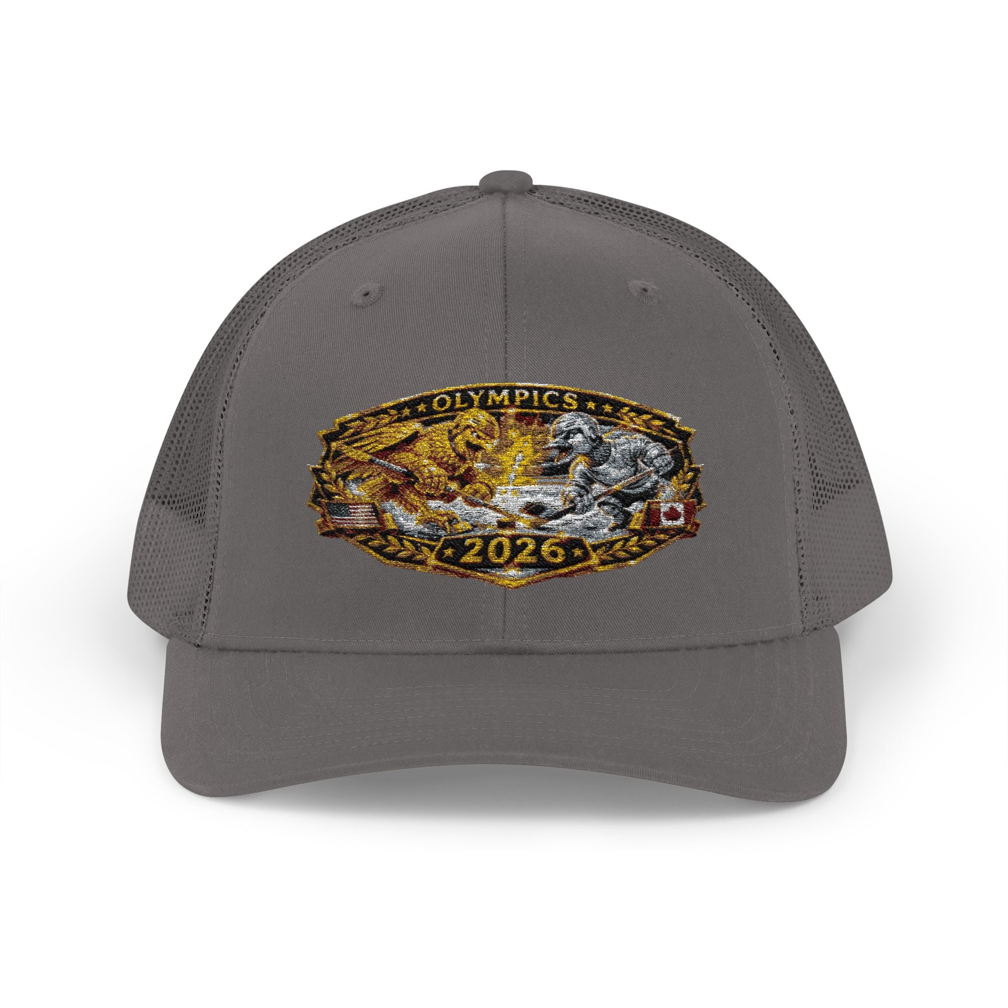2026 Gold Rush Bear Patch Snapback Trucker Hat