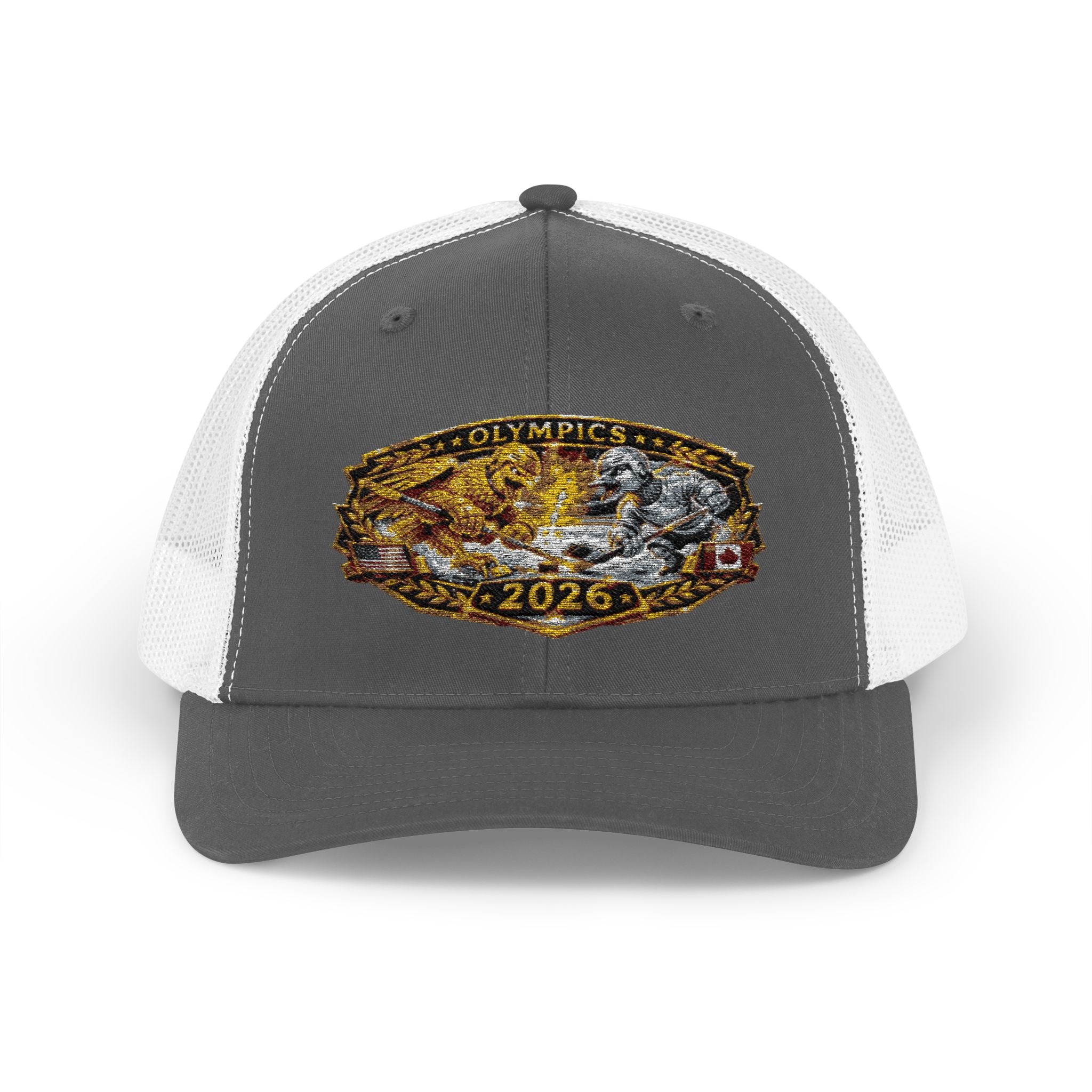 2026 Gold Rush Bear Patch Snapback Trucker Hat
