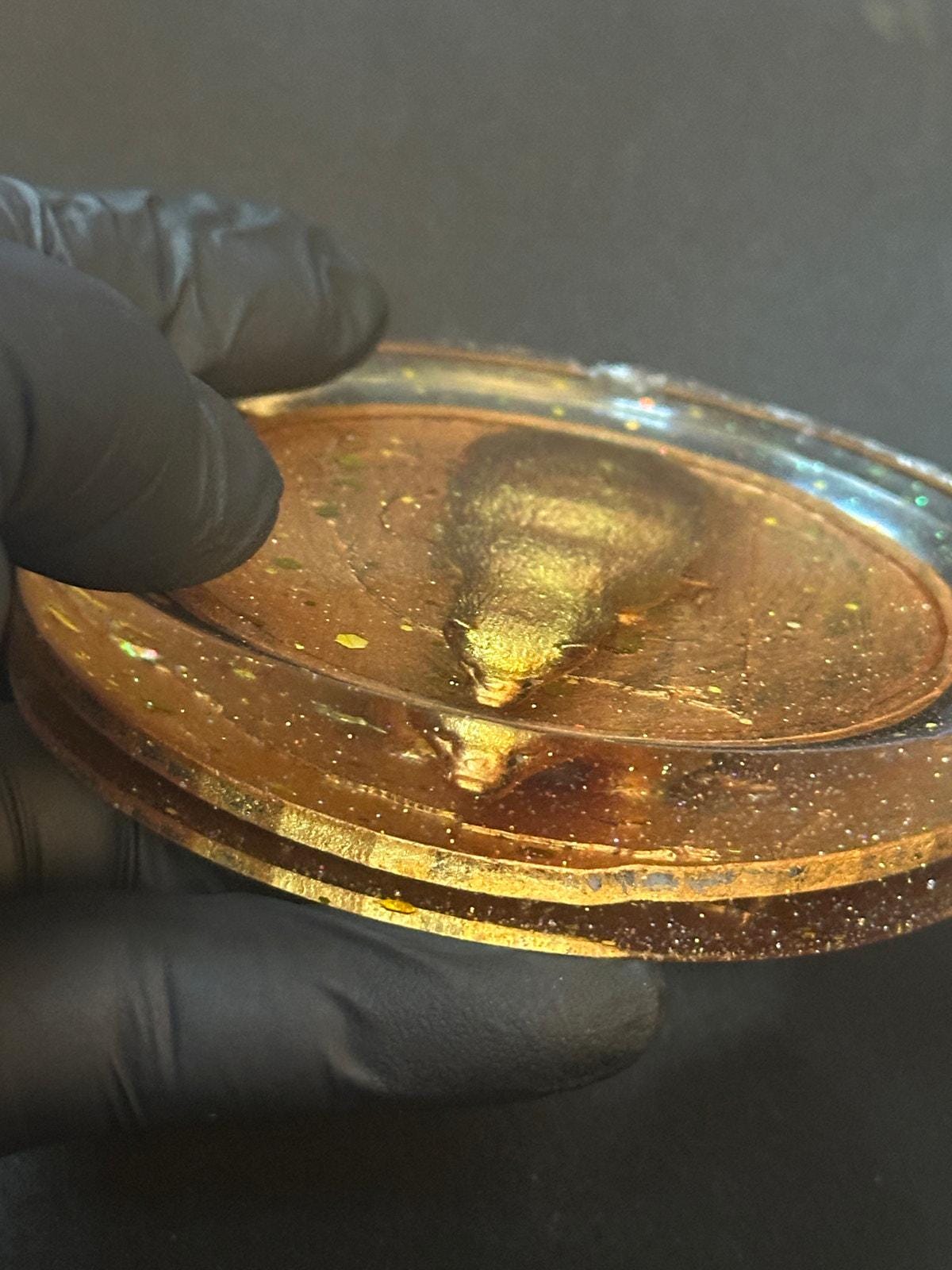 Badger Sculpture – Handcrafted Woodland Animal Figurine | Home Décor Gift