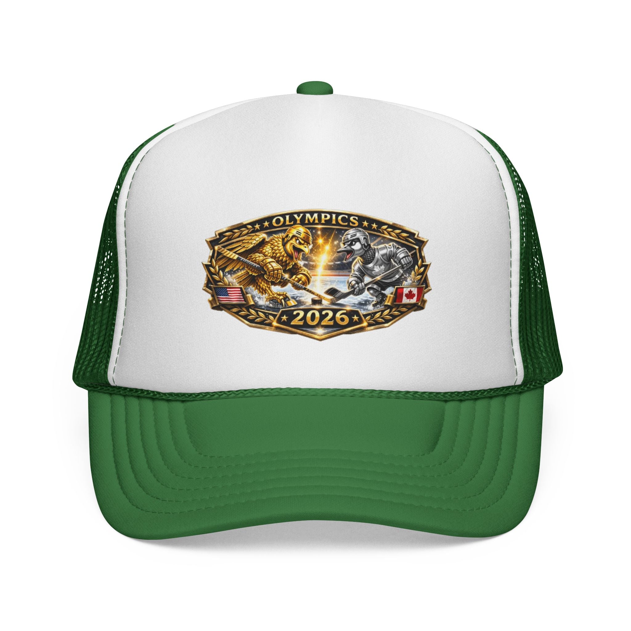 Trucker Cap — 2026 Olympics Vintage Crest Design