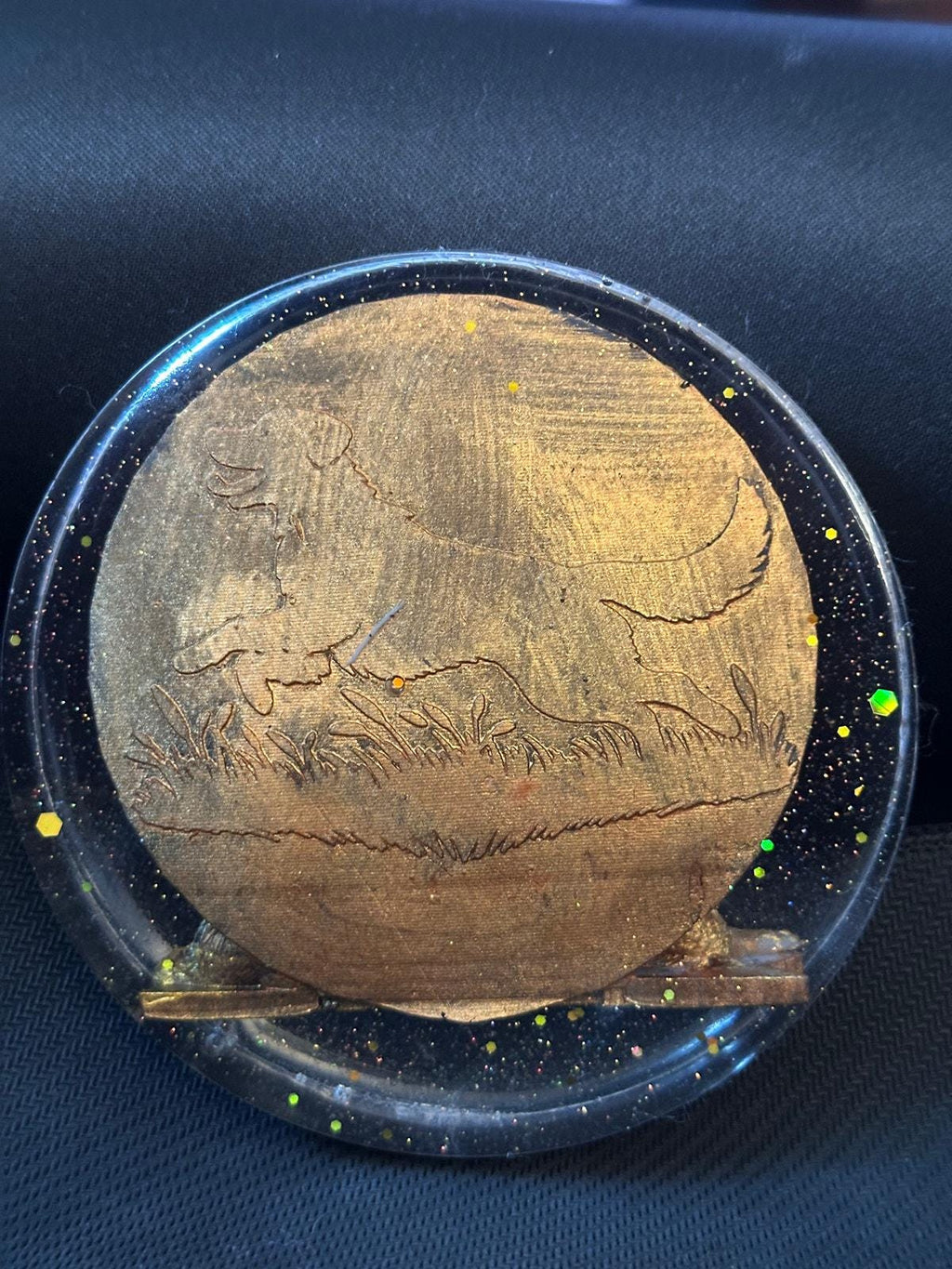 Resin Coasters Handmade Labrador And Pup