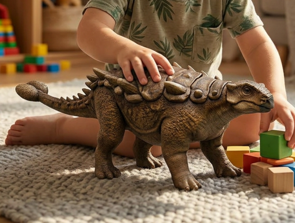 Large Ankylosaurus Model 250mm 3D Printed Dinosaur Figure Realistic Collectible Prehistoric Animal Desk Decor Gift
