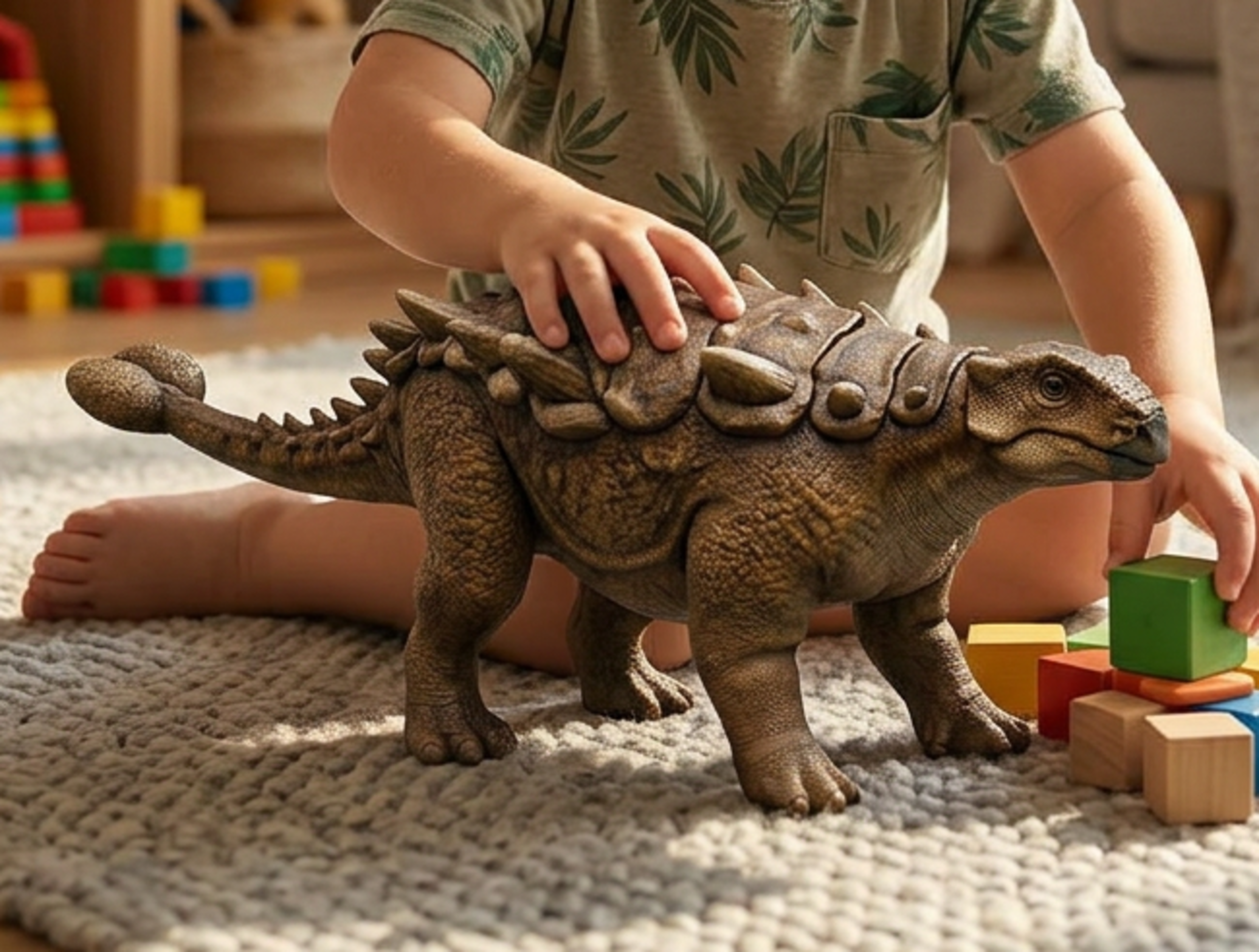 Ankylosaurus 3D Printed Model – Armored Dinosaur Sculpture | PLA & Smooth Nylon | Various Colors | Detailed Prehistoric Collectible