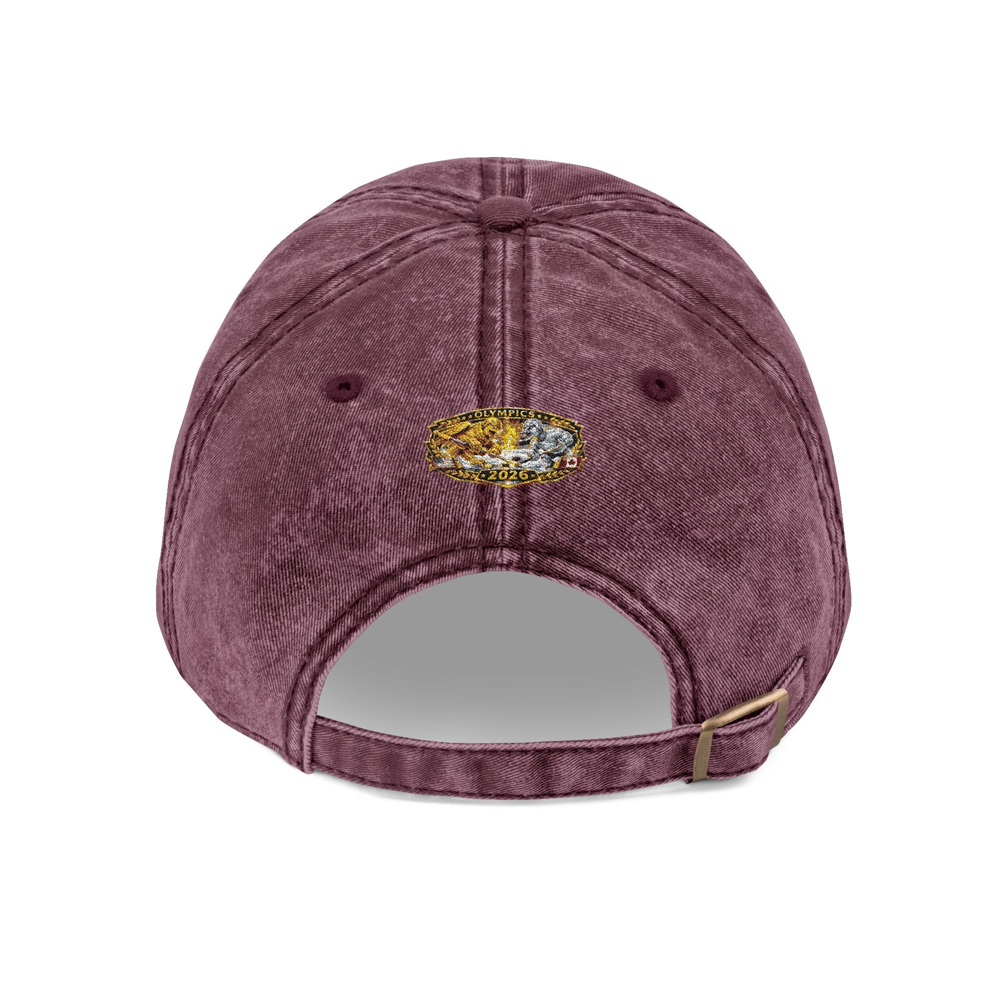 Vintage Embroidered Baseball Cap — Gold Nugget Patch