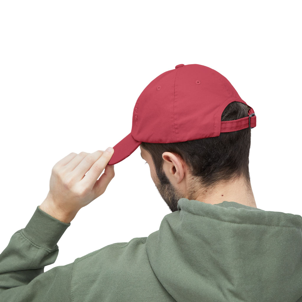 Distressed Baseball Cap — 2026 Olympic Crest Vintage Patch