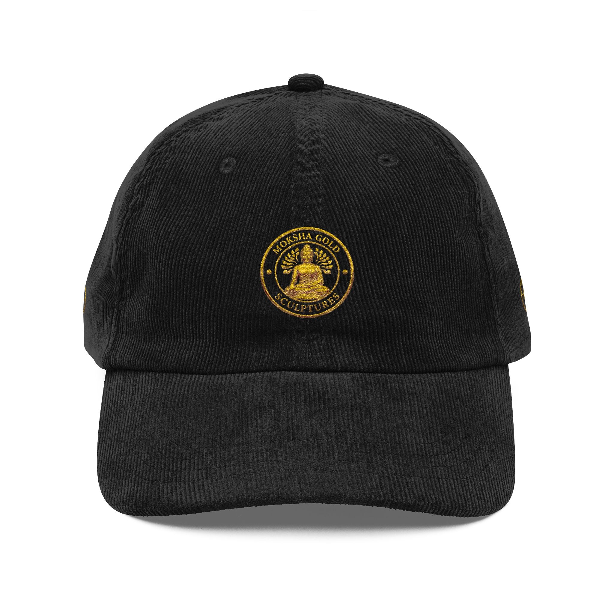 Corduroy Baseball Cap — Vintage Embroidered Seal Logo