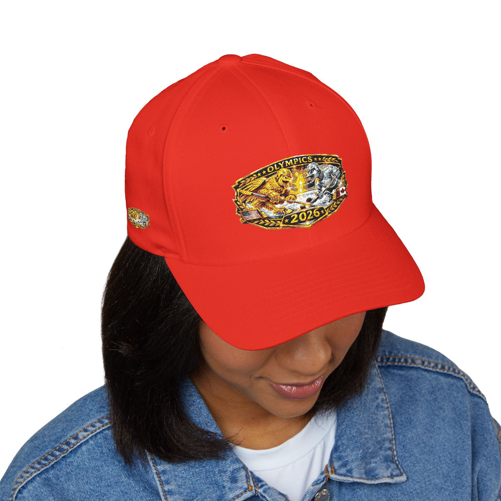 Embroidered Gold & Silver Belt-Style Patch Cap — 2023 Championship Design