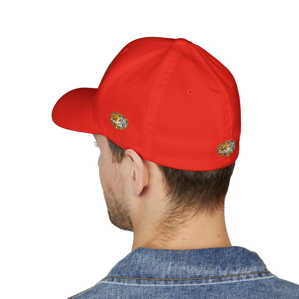 Embroidered Gold & Silver Belt-Style Patch Cap — 2023 Championship Design