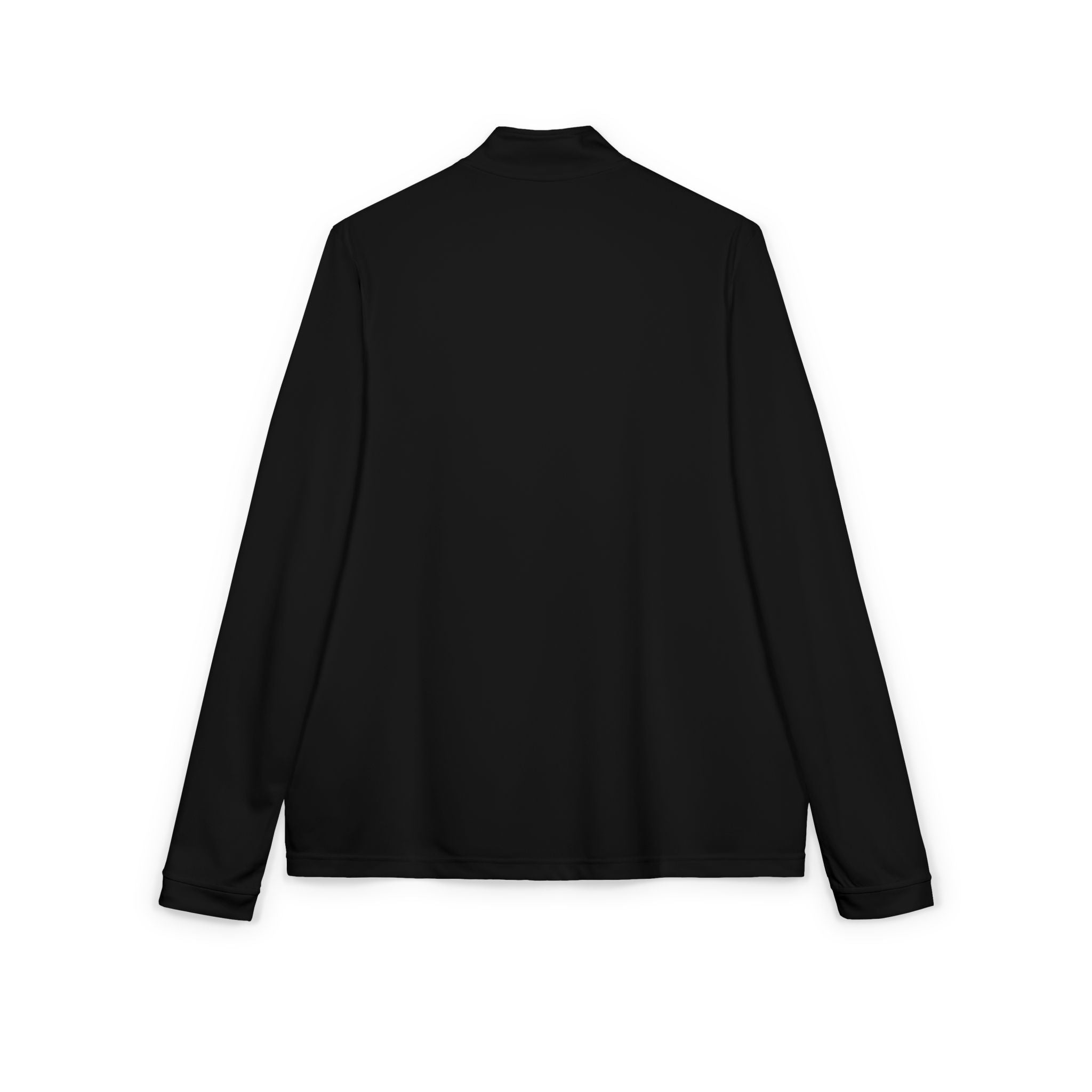 Embroidered adidas Quarter-Zip Pullover — White Performance Jacket with Crest