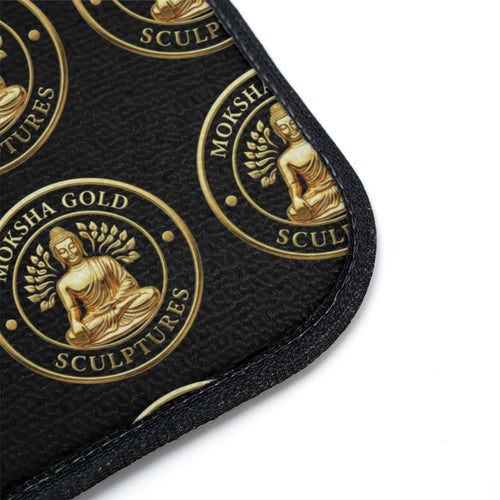 Buddha Seal Car Floor Mat — Luxury Gold Patterned Auto Mat (1pc)