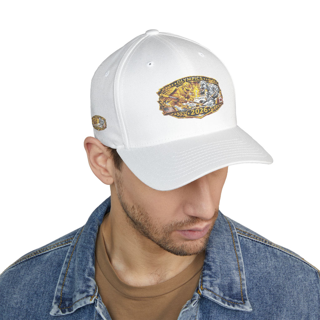 Embroidered Gold & Silver Belt-Style Patch Cap — 2023 Championship Design