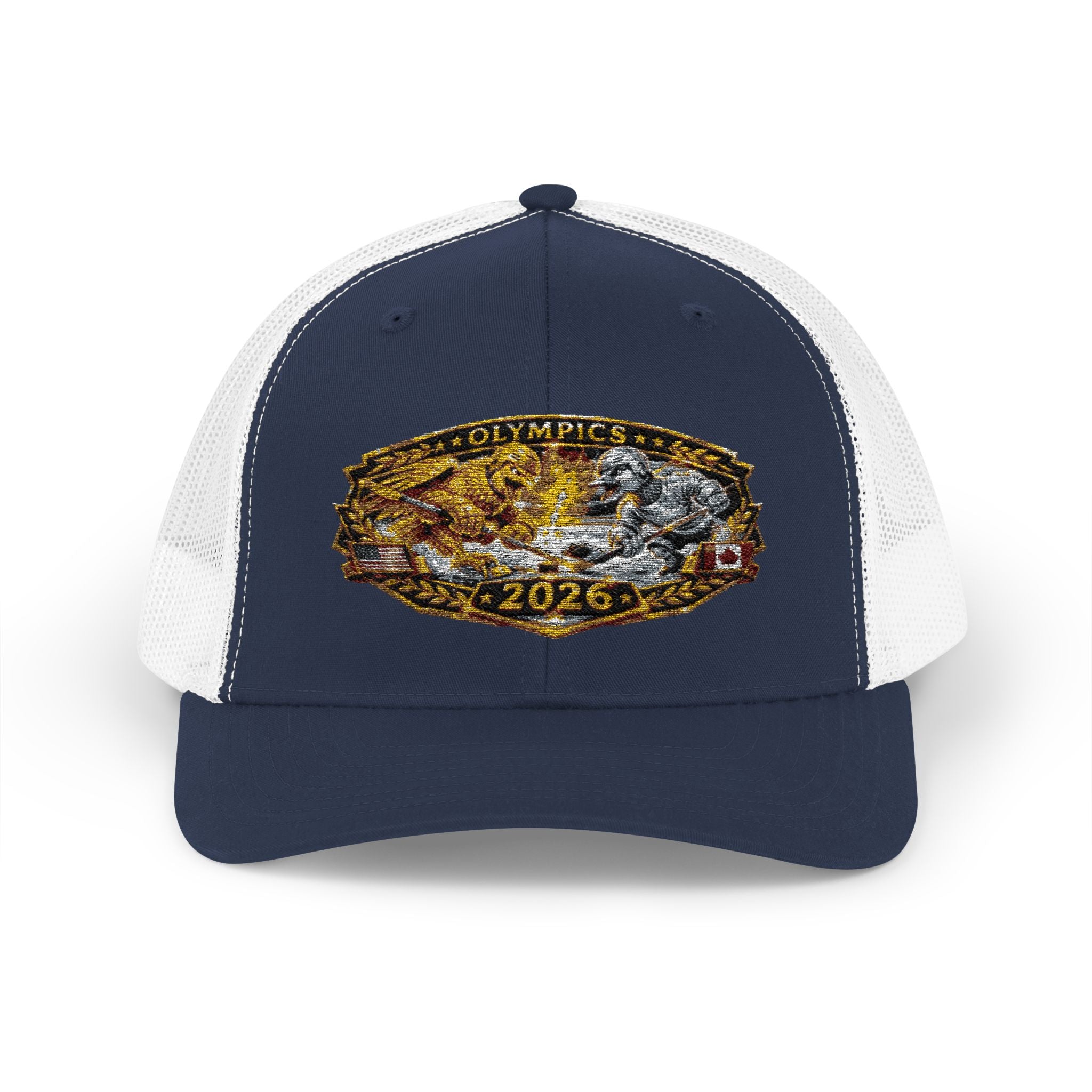 2026 Gold Rush Bear Patch Snapback Trucker Hat