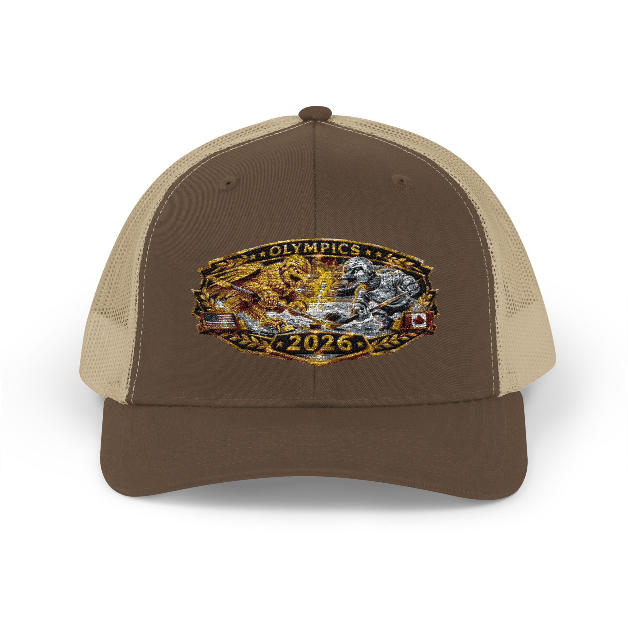 2026 Gold Rush Bear Patch Snapback Trucker Hat