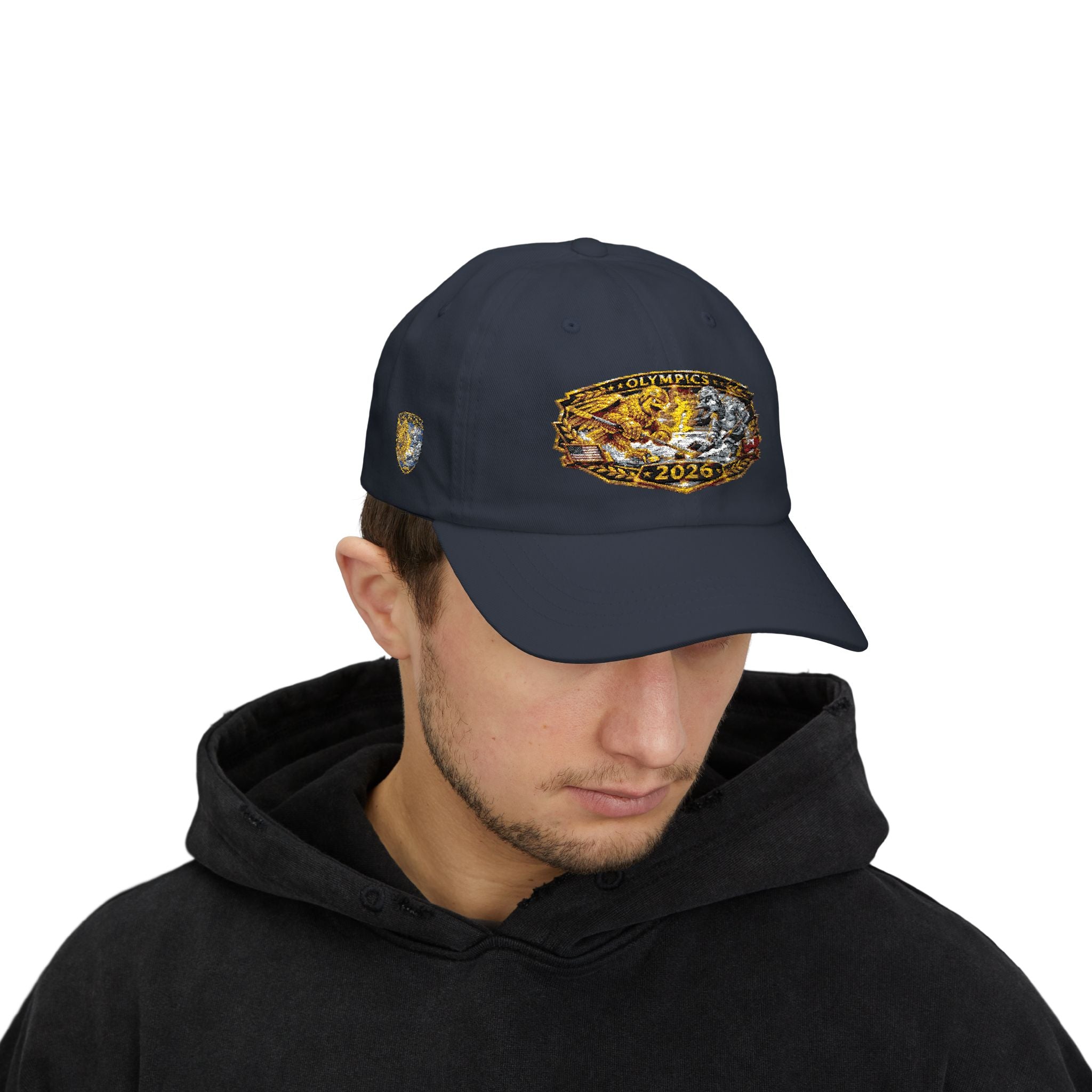 2026 Olympic Champion Dad Cap - Gold Medal Vintage Embroidered Baseball Hat