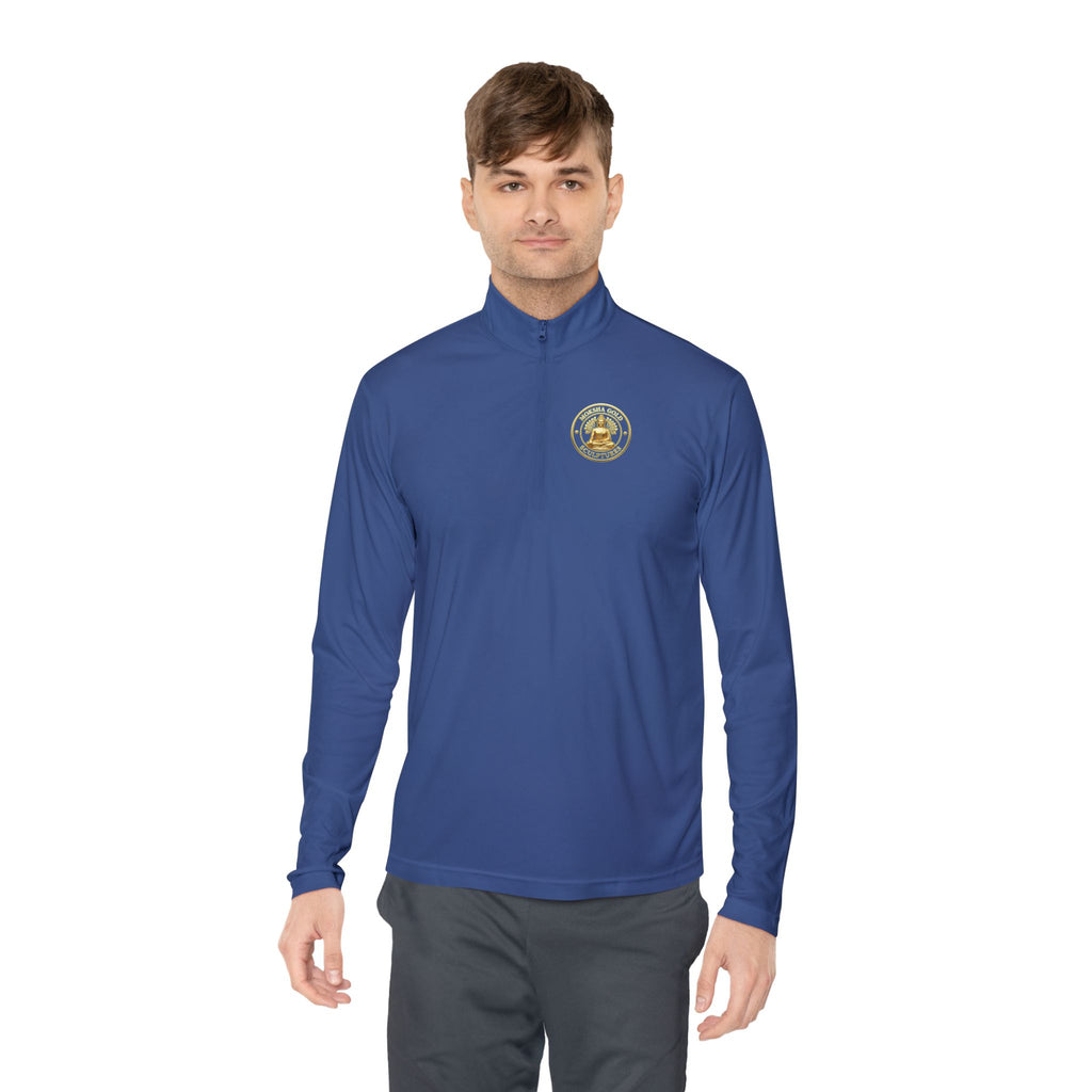 Quarter-Zip Pullover - Gold Coin Smile Logo