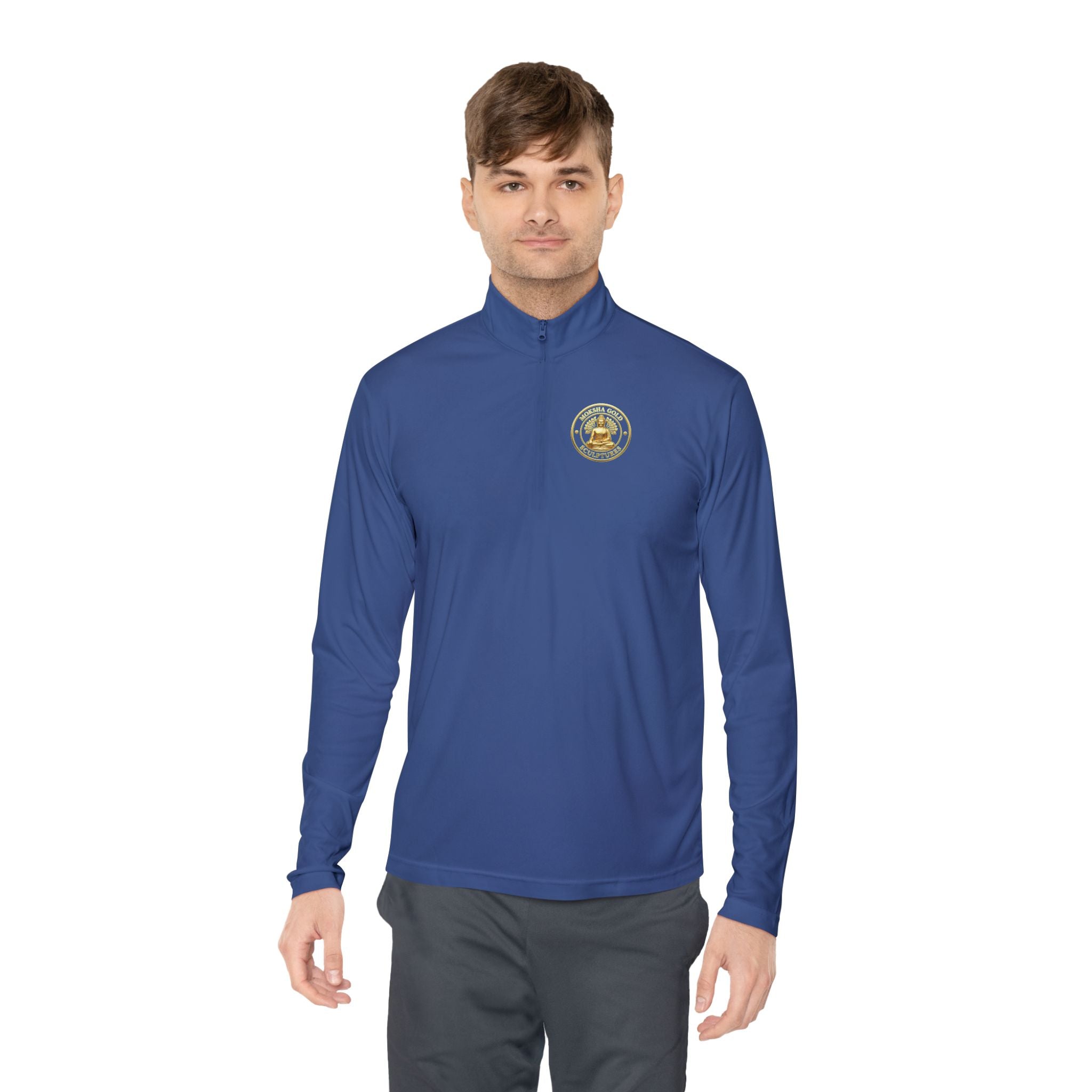 Quarter-Zip Pullover - Gold Coin Smile Logo