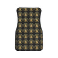 Buddha Seal Car Floor Mat — Luxury Gold Patterned Auto Mat (1pc)