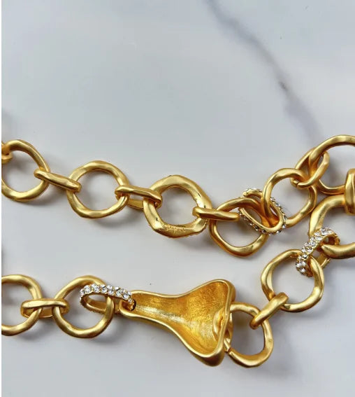 Gold Elephant Pendant Necklace - Spiritual Wildlife Jewelry