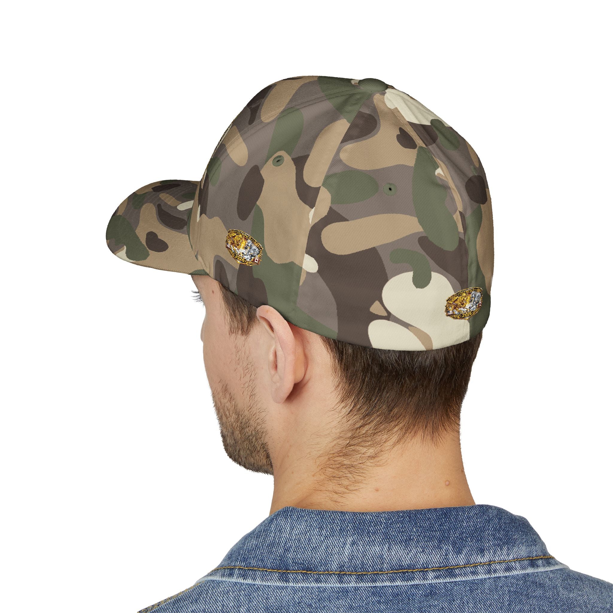 Embroidered Gold & Silver Belt-Style Patch Cap — 2023 Championship Design