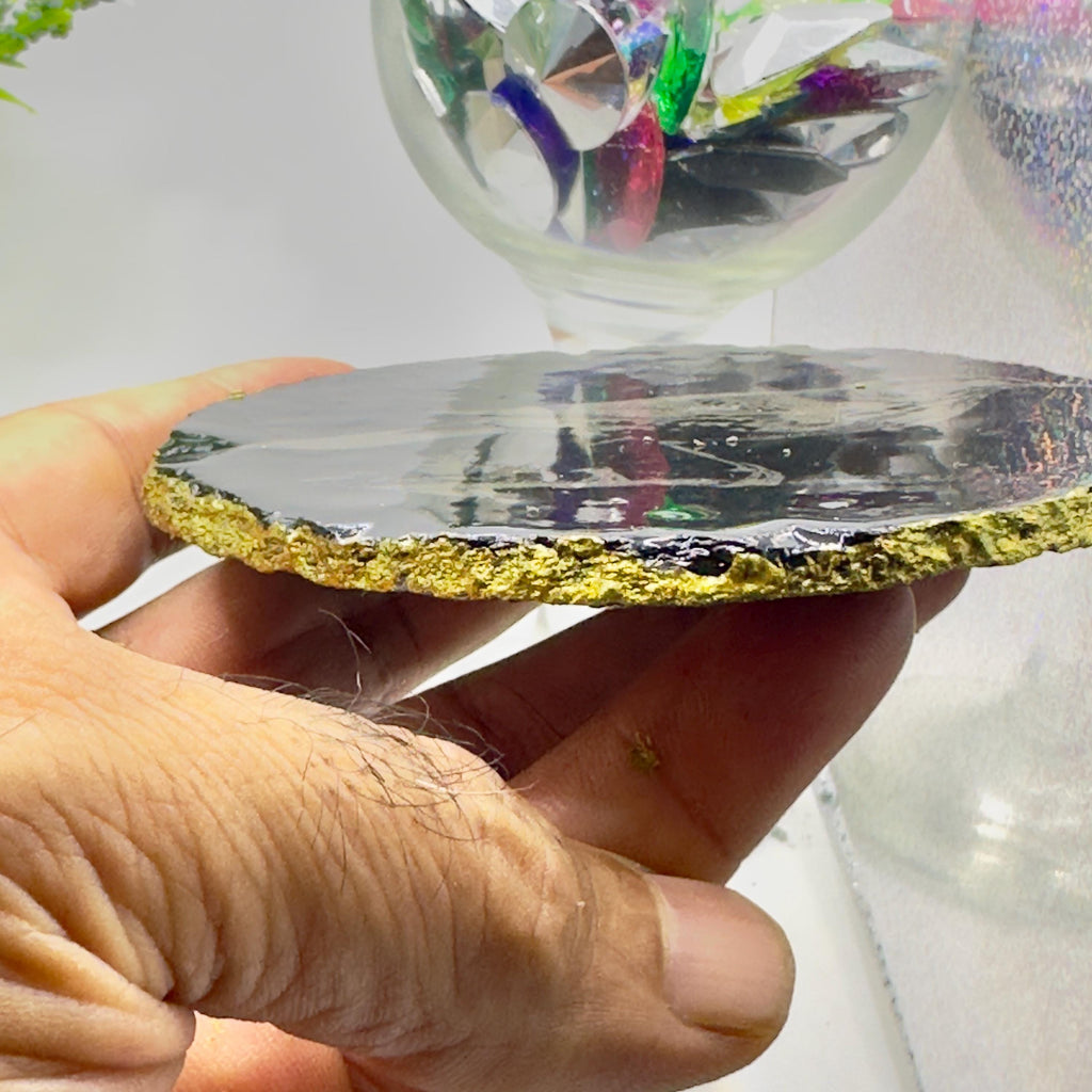 Starling Bird Slate Coaster | Handmade Engraved Wildlife Coaster | British Bird Gift | Nature Lover Home Decor