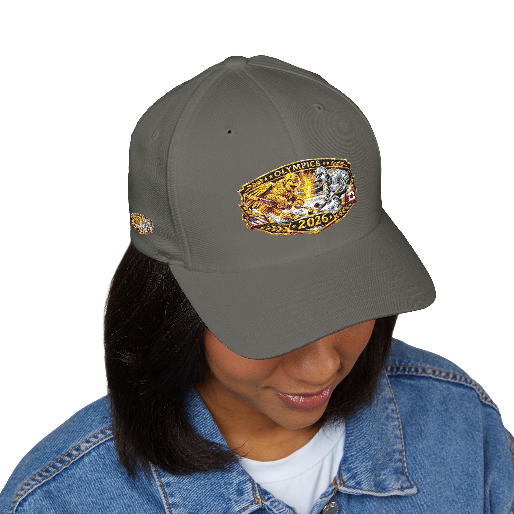 Embroidered Gold & Silver Belt-Style Patch Cap — 2023 Championship Design