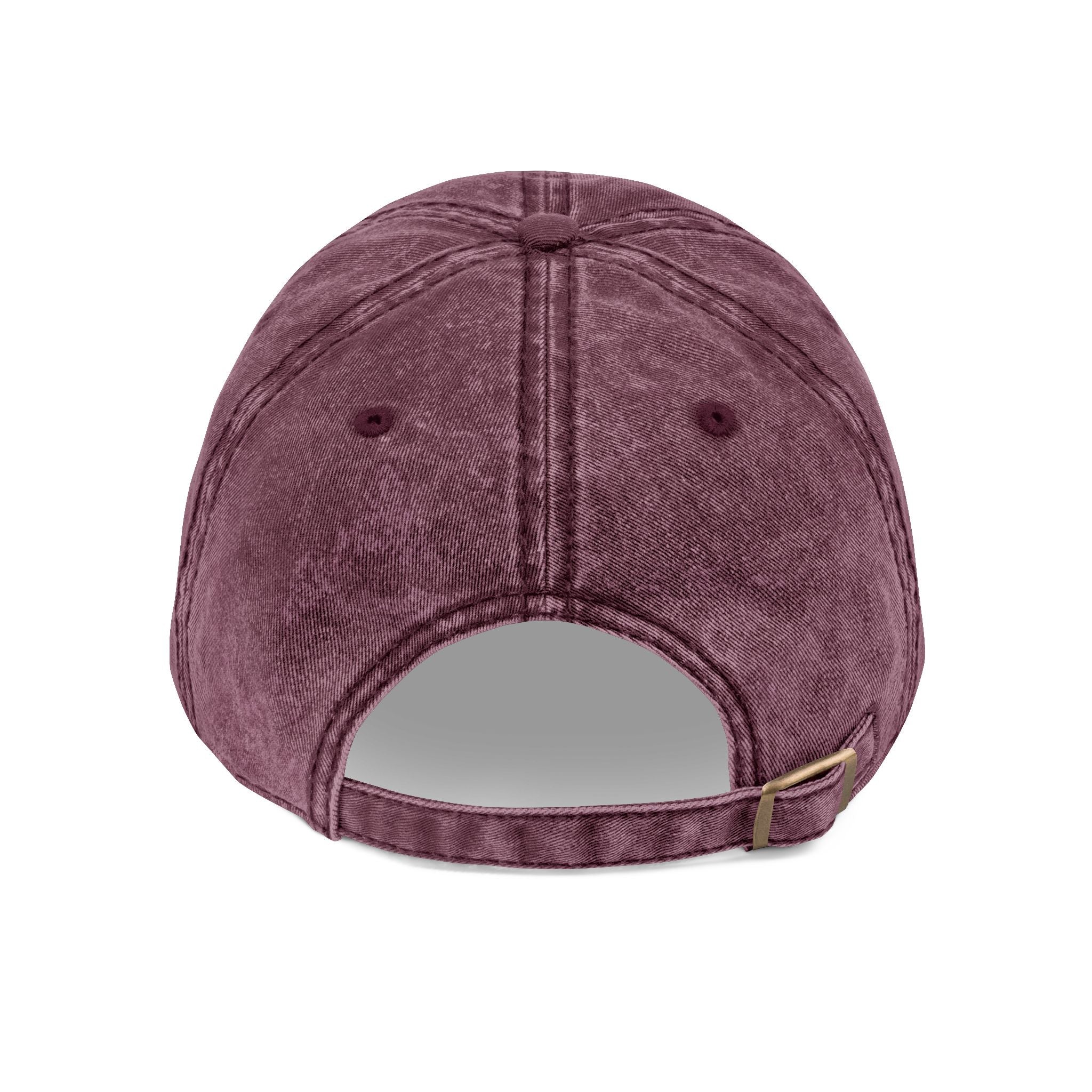 Vintage Embroidered Cap – Gold Seal Logo Hat