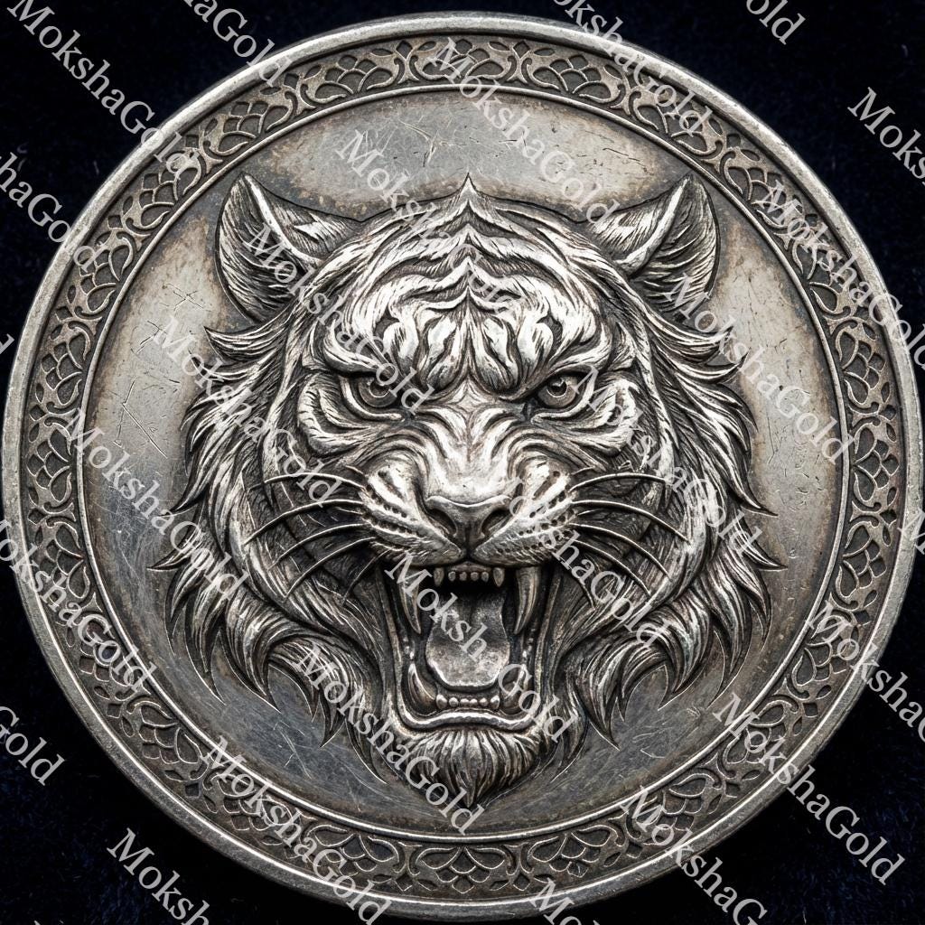 Tiger Pendant Digital Files: Laser Engraving, CNC, 3D Printing