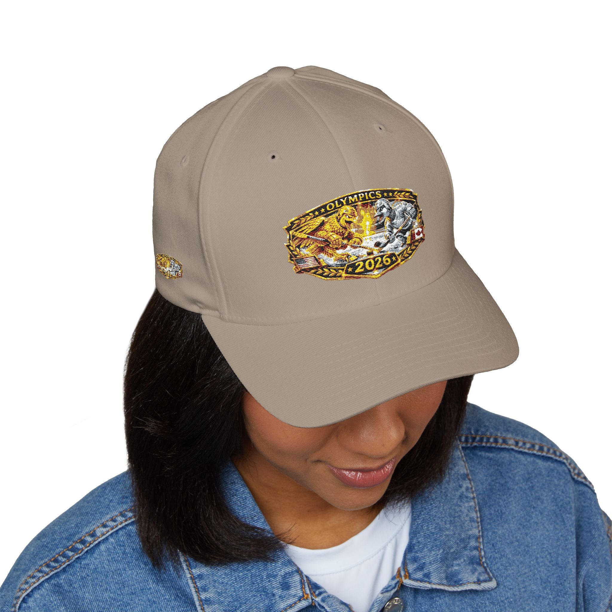 Embroidered Gold & Silver Belt-Style Patch Cap — 2023 Championship Design