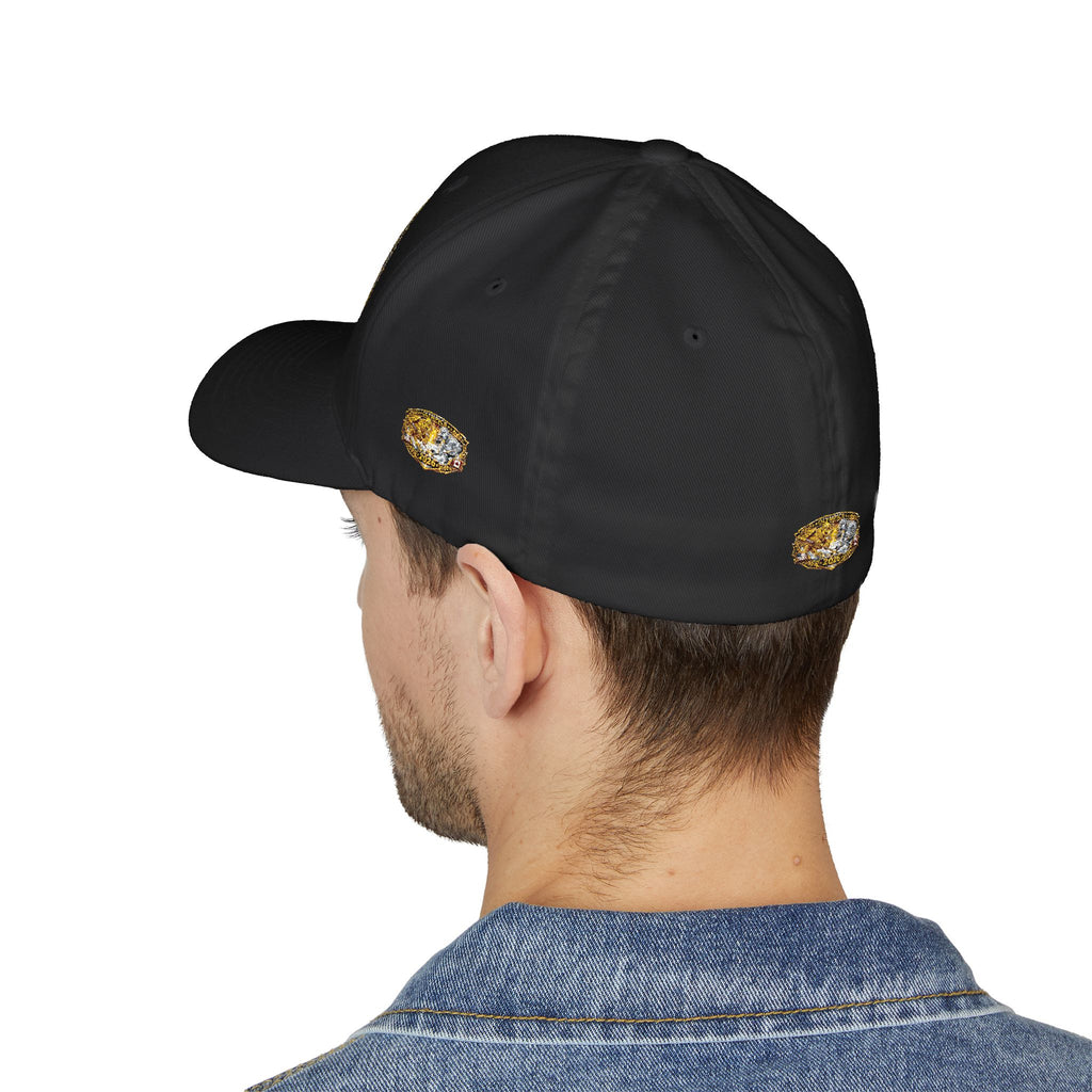 Embroidered Gold & Silver Belt-Style Patch Cap — 2023 Championship Design