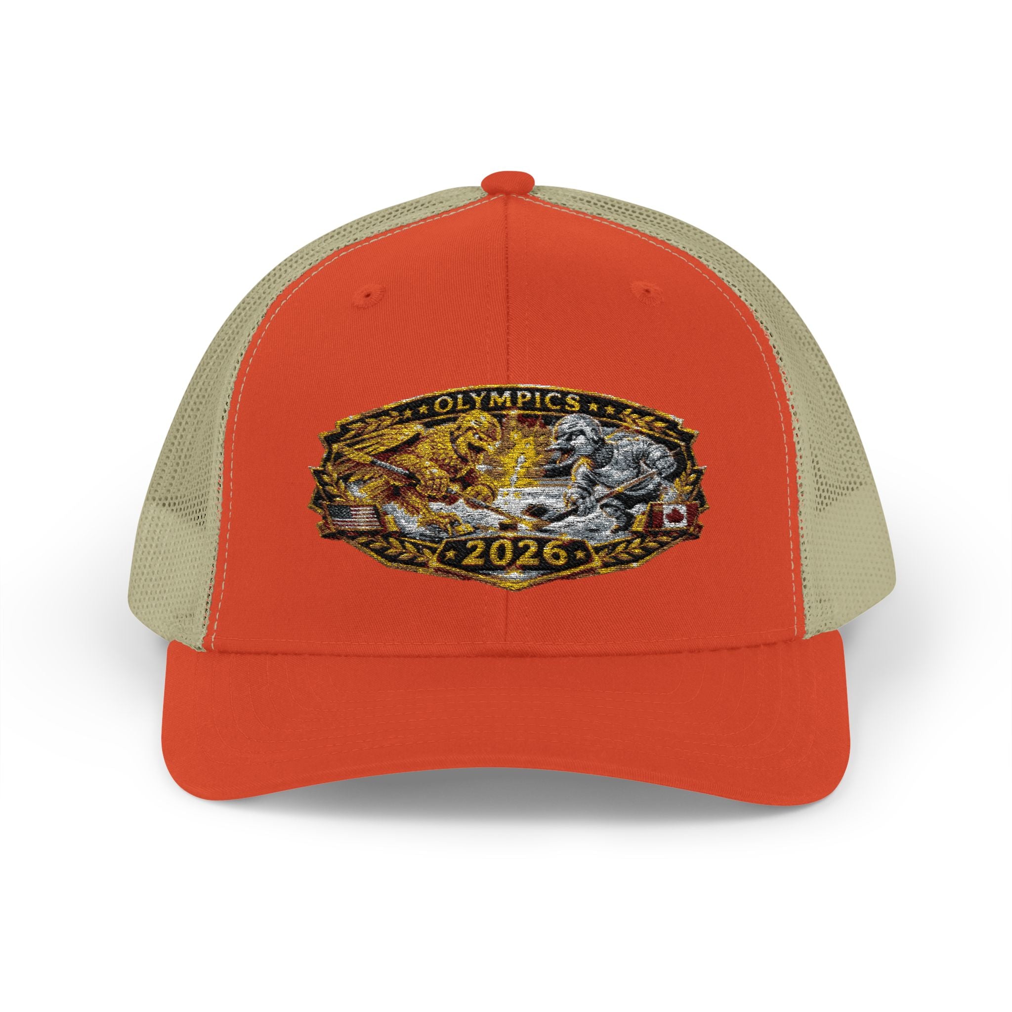 2026 Gold Rush Bear Patch Snapback Trucker Hat