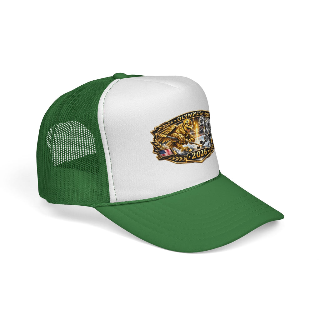 Trucker Cap — 2026 Olympics Vintage Crest Design