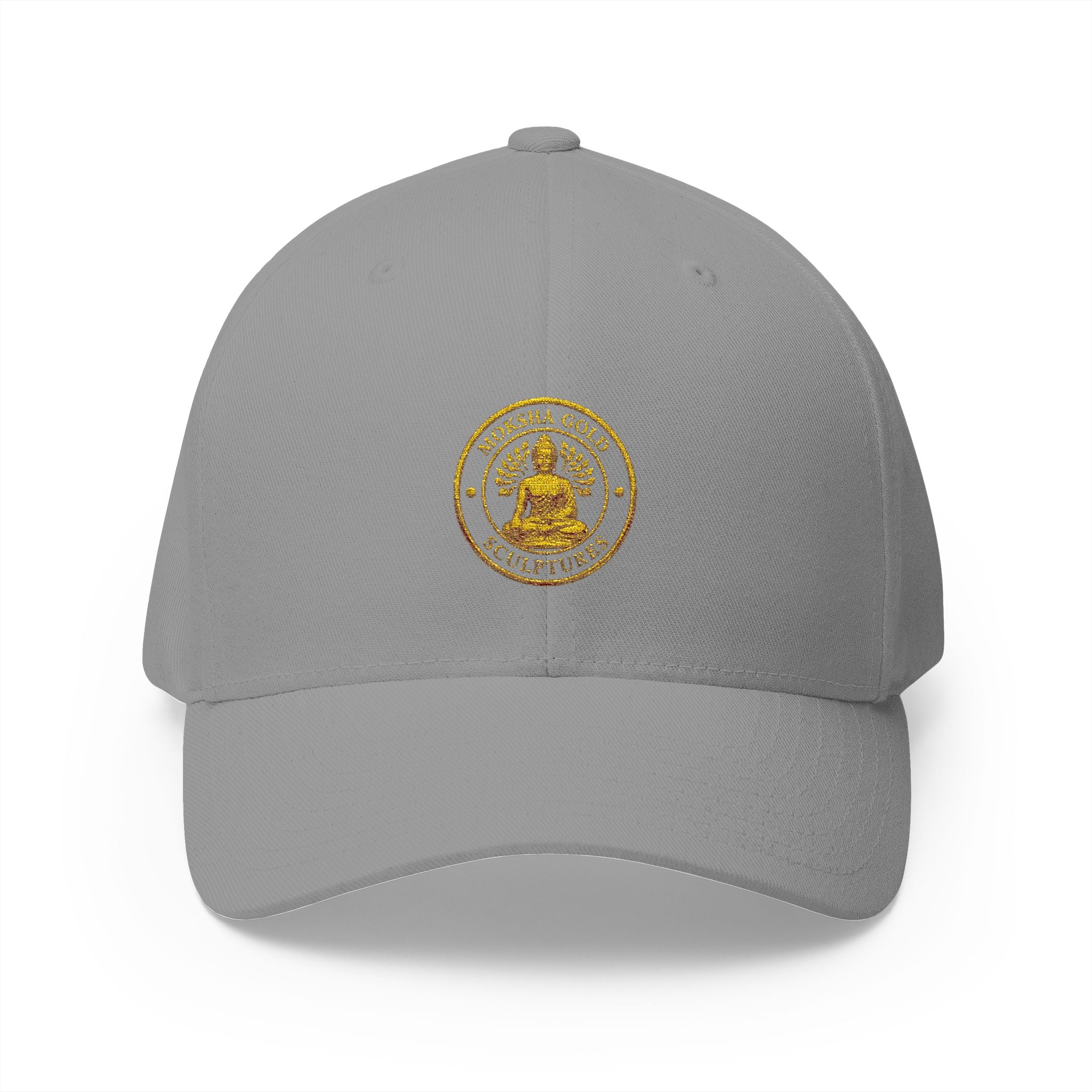Embroidered Gold Buddha Seal Cap
