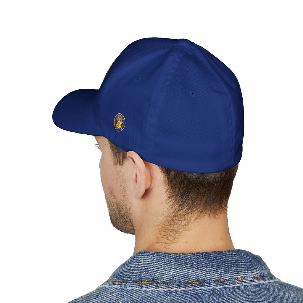 Embroidered Gold Buddha Seal Cap