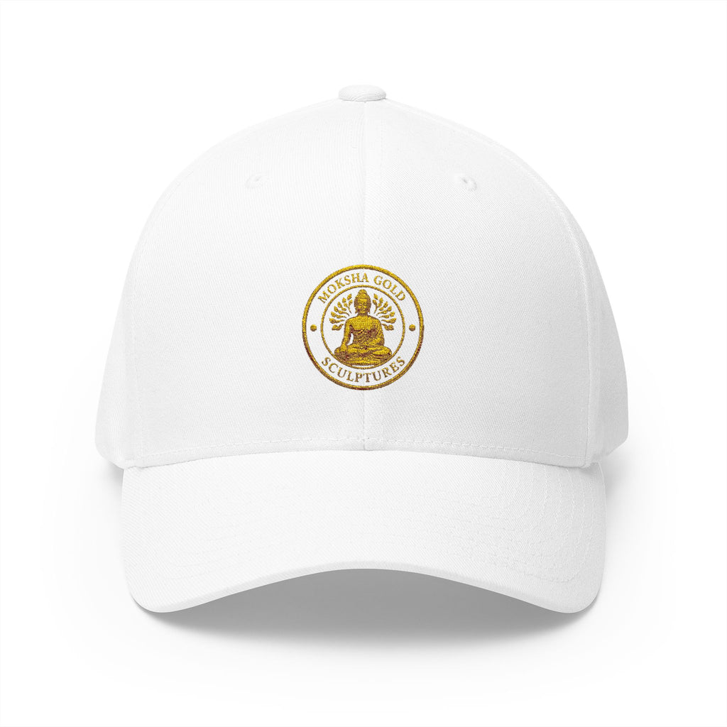 Embroidered Gold Buddha Seal Cap