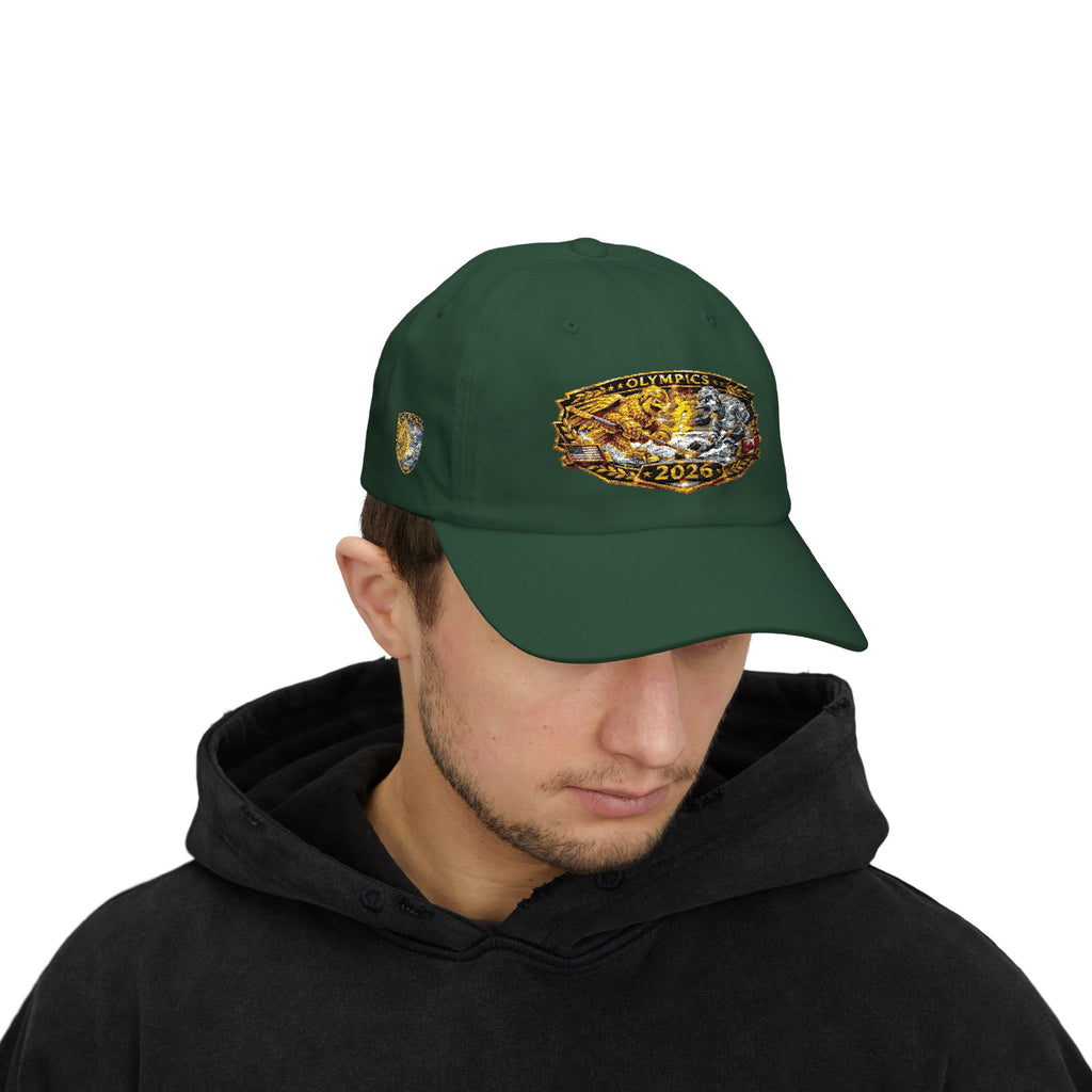 2026 Olympic Champion Dad Cap - Gold Medal Vintage Embroidered Baseball Hat