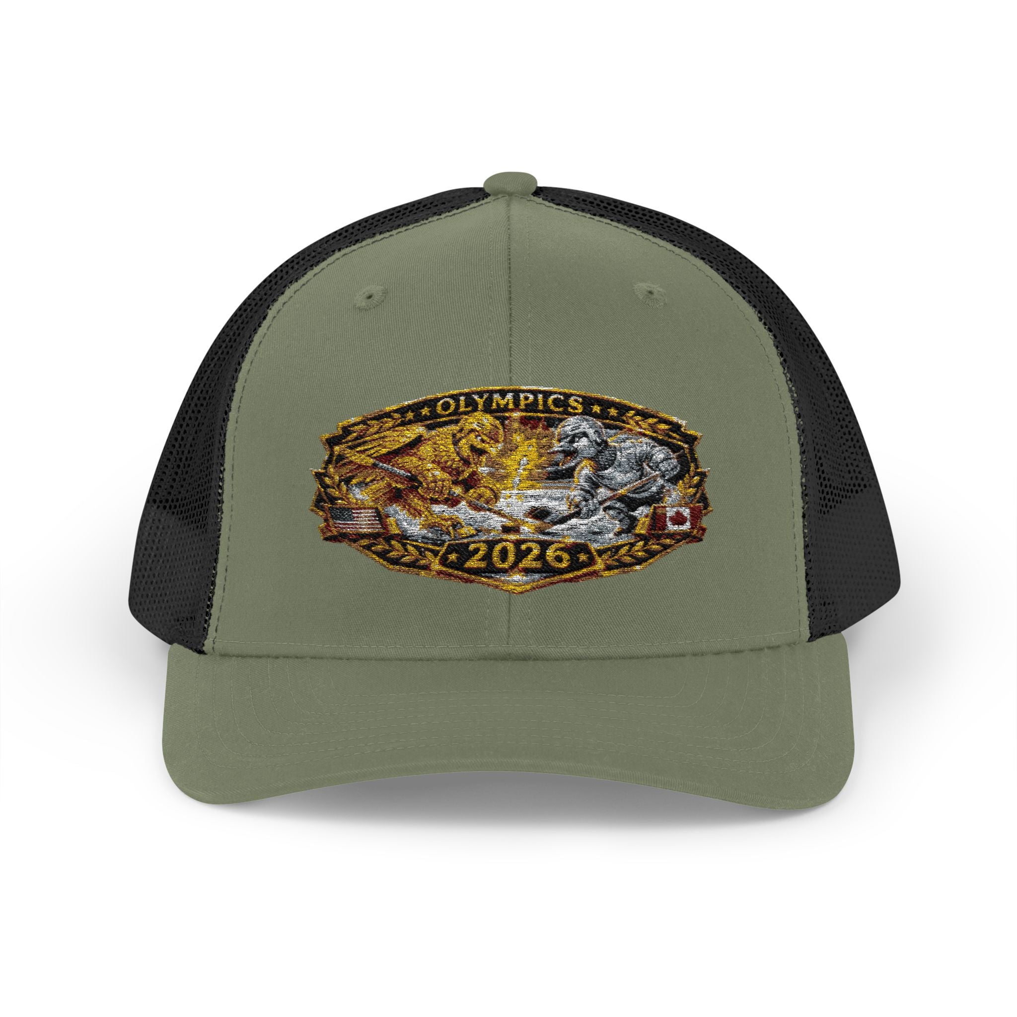 2026 Gold Rush Bear Patch Snapback Trucker Hat