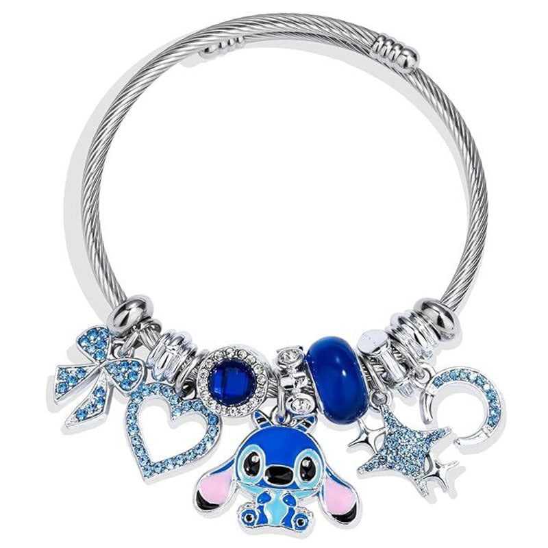Stitch Character Bracelet - Disney Lilo & Stitch Titanium Steel Jewelry