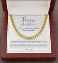 Cuban Link Chain Necklace for Men - Stainless Steel Gold Silver Gift Set