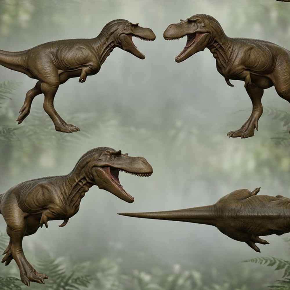 Afrovenator 3D Printed Model – Detailed Dinosaur Sculpture, Theropod Figure, Collector Display, PLA Nylon Resin Options