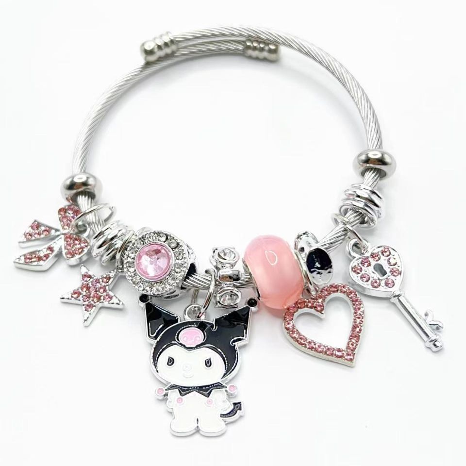 Stitch Character Bracelet - Disney Lilo & Stitch Titanium Steel Jewelry
