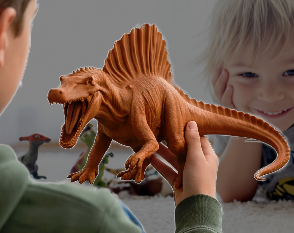 Spinosaurus 220mm | 3D Printed Dinosaur Sculpture | Collectible Prehistoric Model