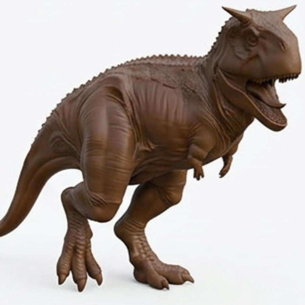 Carnotaurus Dinosaur Model 3D Printed Figure – Realistic Theropod Sculpture – PLA, Nylon & Resin Options – Collectible Dino Display (130x60x110mm)