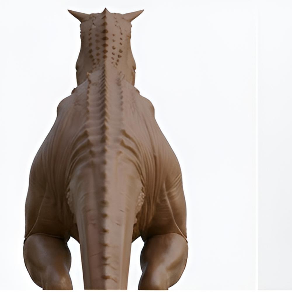 Carnotaurus Dinosaur Model 3D Printed Figure – Realistic Theropod Sculpture – PLA, Nylon & Resin Options – Collectible Dino Display (130x60x110mm)