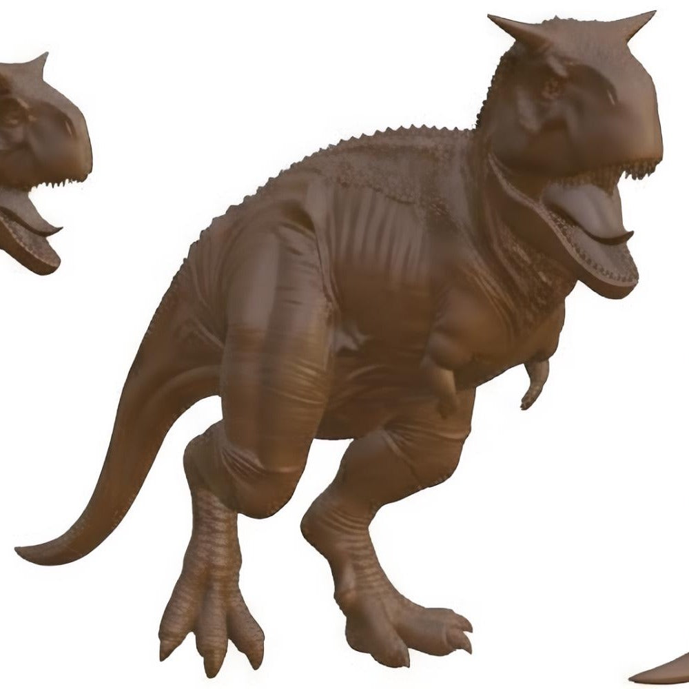 Carnotaurus Dinosaur Model 3D Printed Figure – Realistic Theropod Sculpture – PLA, Nylon & Resin Options – Collectible Dino Display (130x60x110mm)