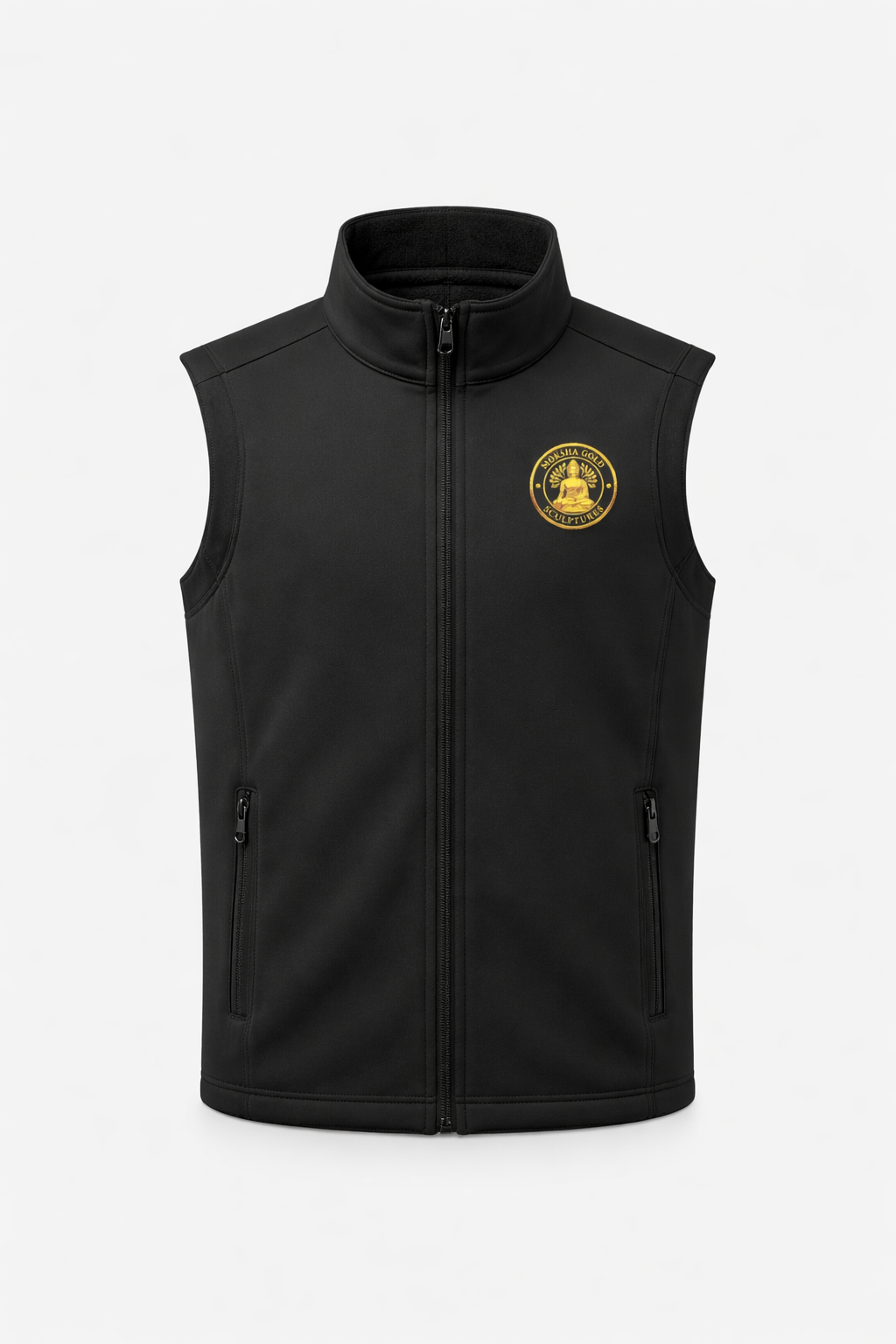 Embroidered Crew Emblem Soft Shell Vest