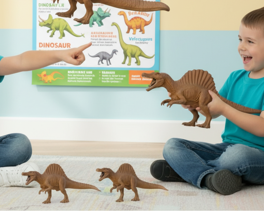 Spinosaurus Dinosaur Model | 3D Printed Miniature | Realistic Dino Figure | Desk Display Collectible | Gift for Dinosaur Lovers