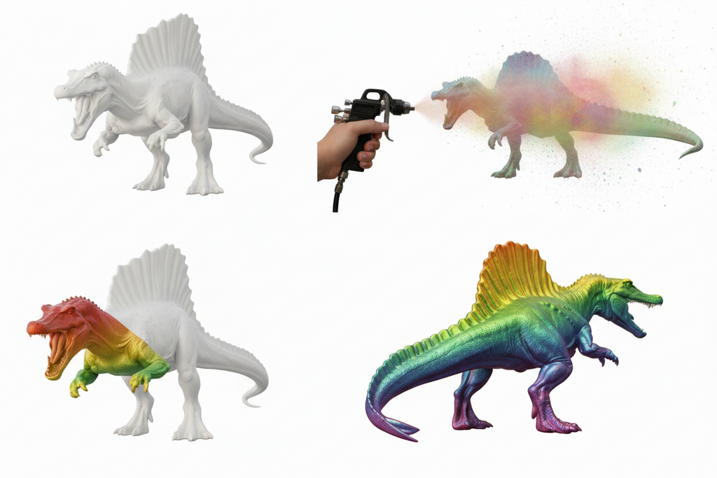 Spinosaurus Dinosaur Model | 3D Printed Miniature | Realistic Dino Figure | Desk Display Collectible | Gift for Dinosaur Lovers