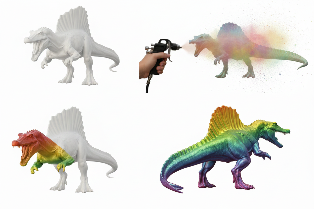 Spinosaurus Dinosaur Model | 3D Printed Miniature | Realistic Dino Figure | Desk Display Collectible | Gift for Dinosaur Lovers