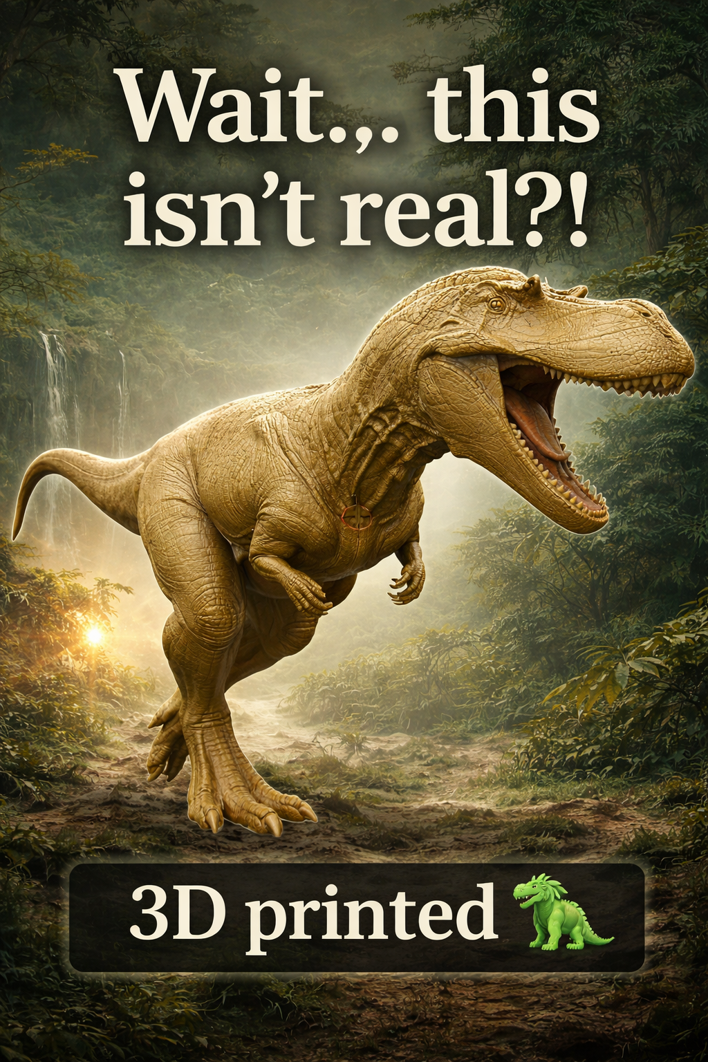 Afrovenator 3D Printed Model – Detailed Dinosaur Sculpture, Theropod Figure, Collector Display, PLA Nylon Resin Options