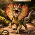 Dilophosaurus 3D Printed Model – Dinosaur Sculpture | PLA & Smooth Nylon | Various Colors | Detailed Prehistoric Collectible